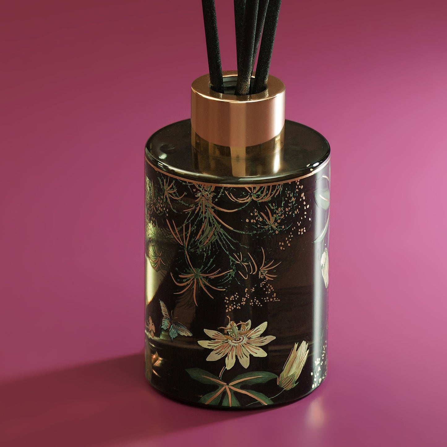 Olive Green Las Palmas Printed Glass Diffuser