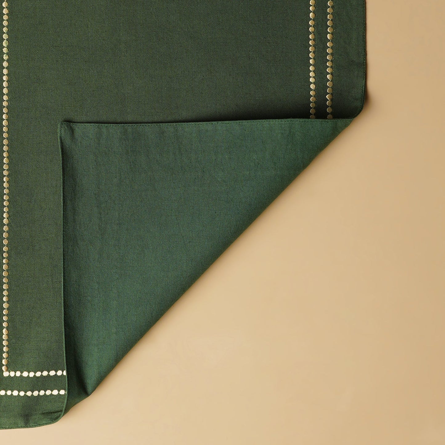 Set of 2 Green Linen Placemats