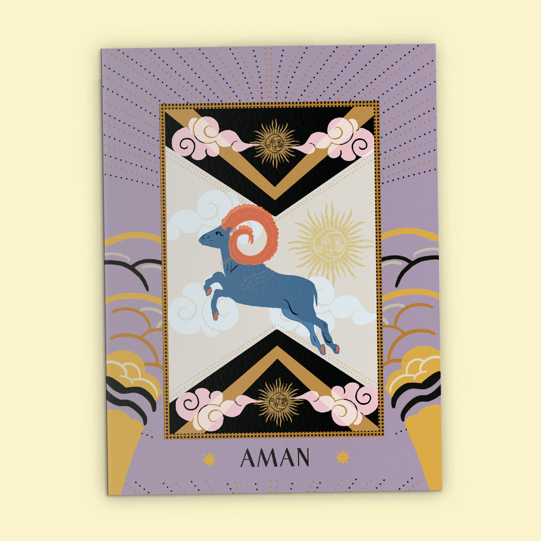 Aries Zodiac Personalised Folder