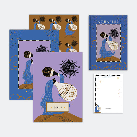 Aquarius Stationery Bundle