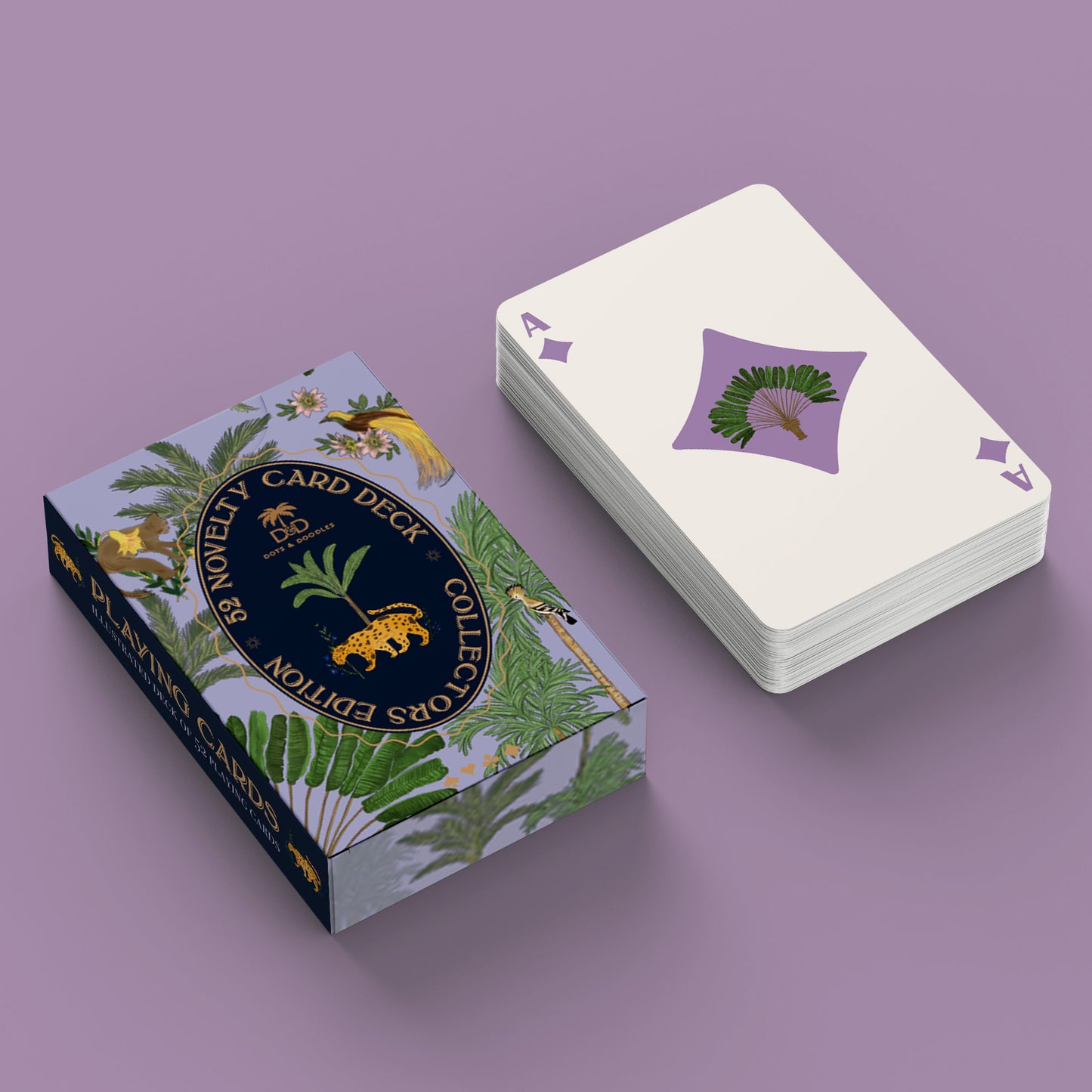 Floral Safari Playing Cards