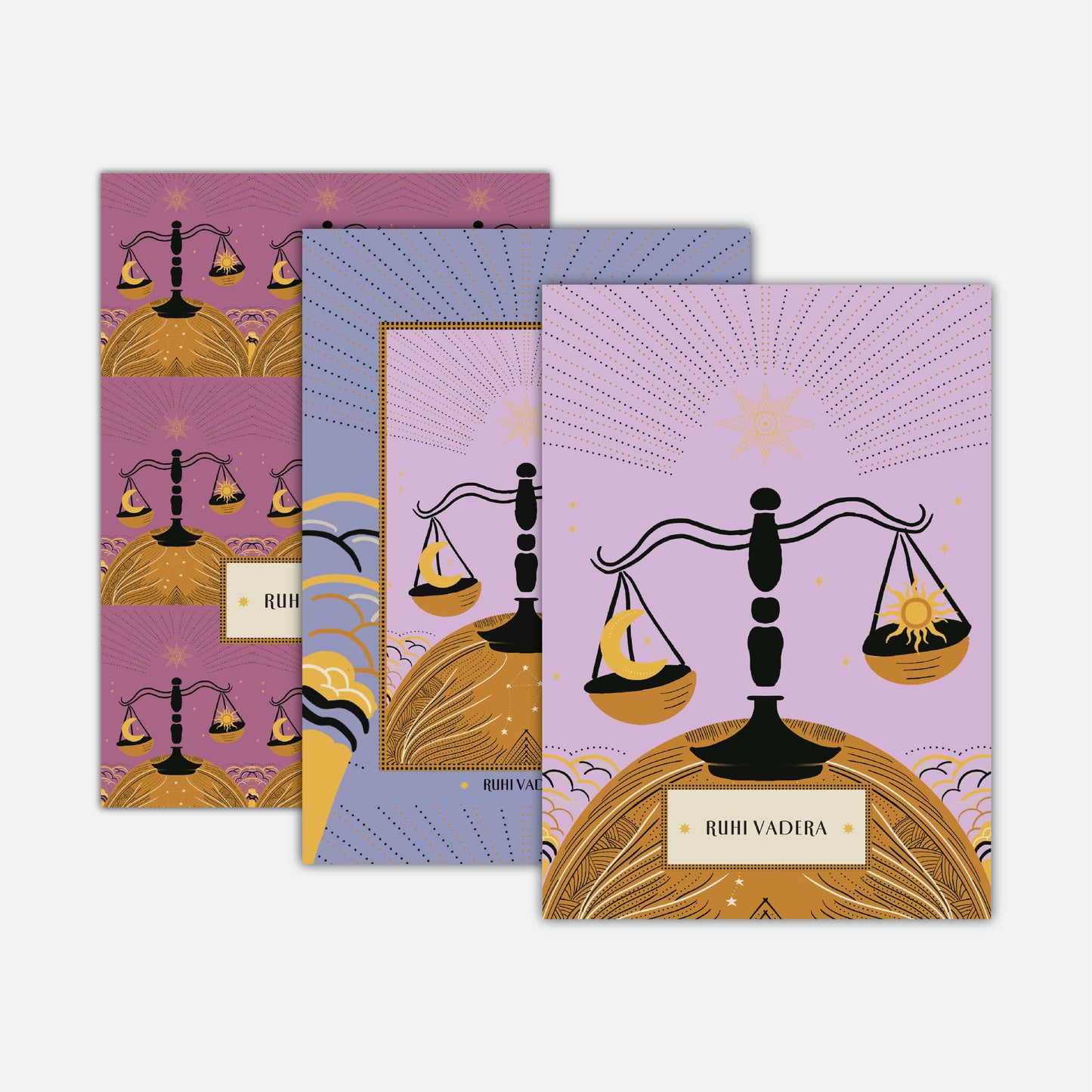 Libra Zodiac Personalised Folder