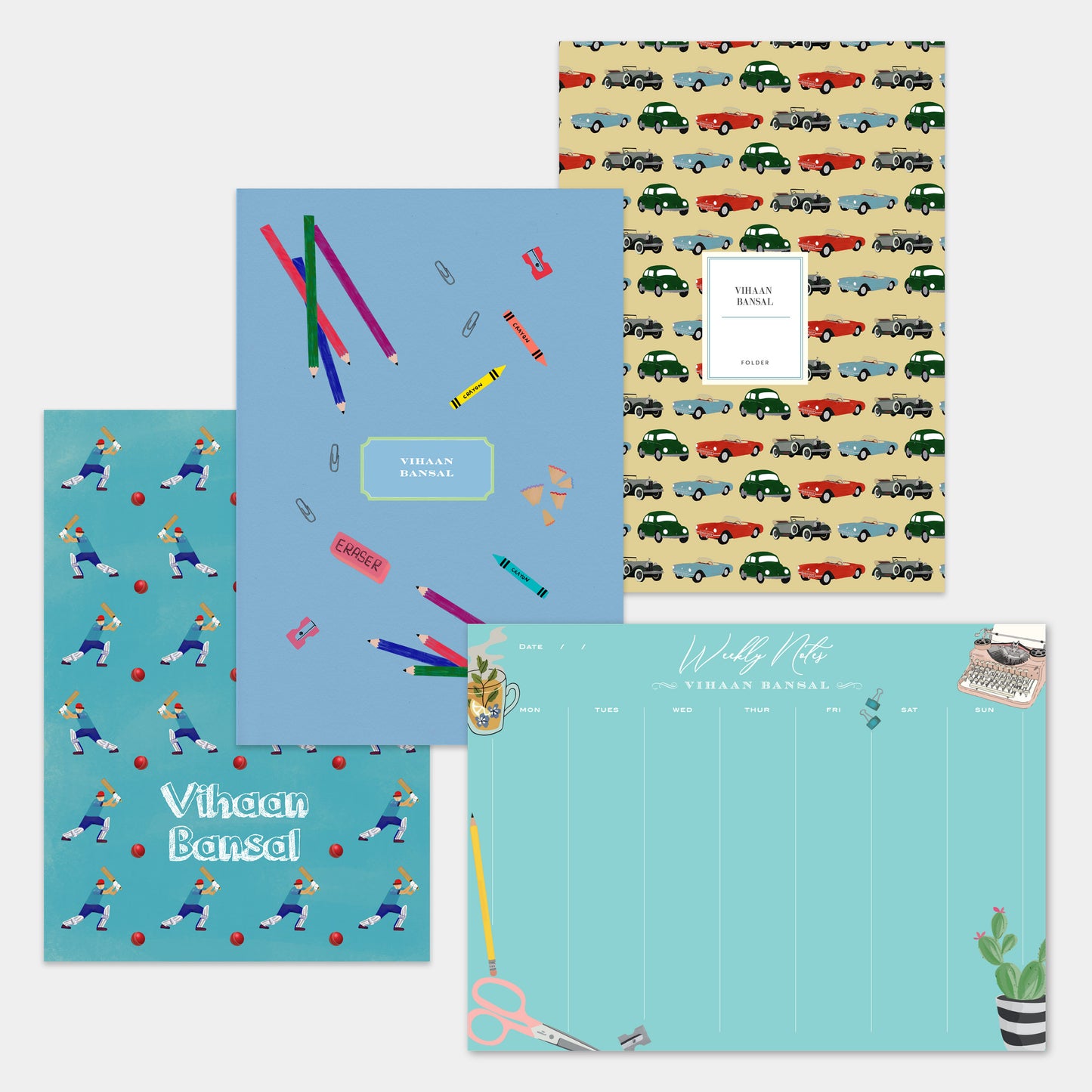Weekly Planner & Folders