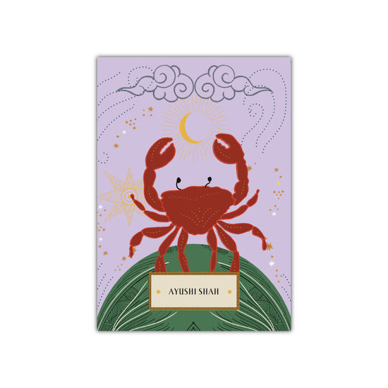 Cancer Zodiac Personalised Folder