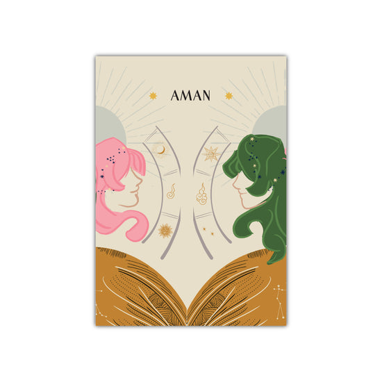 Gemini Zodiac Personalised Folder