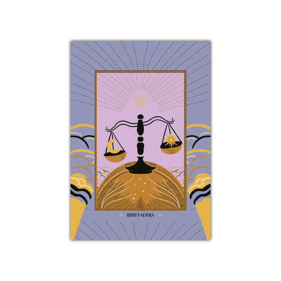 Libra Zodiac Personalised Folder