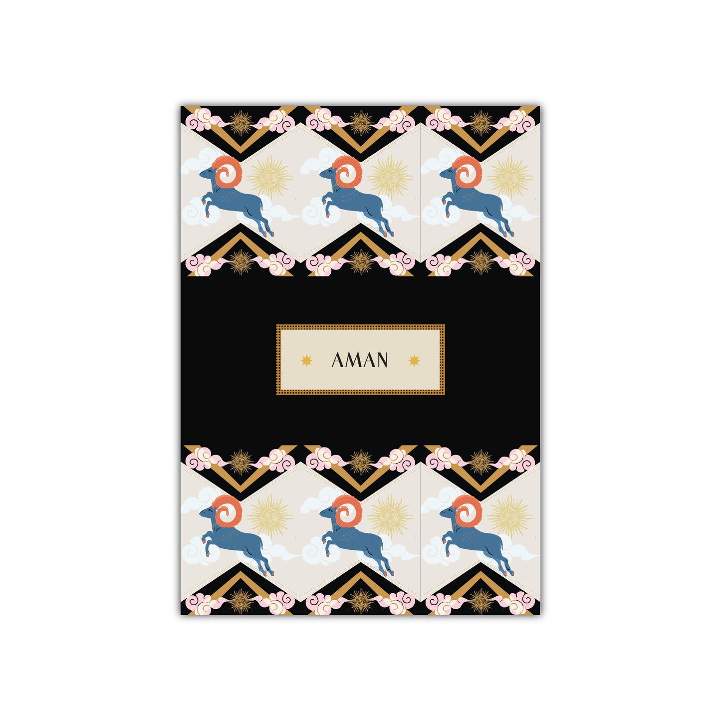 Aries Zodiac Personalised Folder