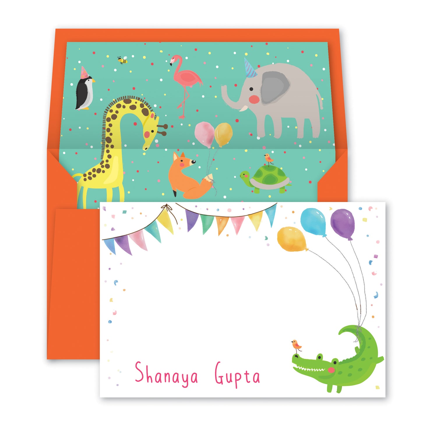 Jungle Friends Notecards