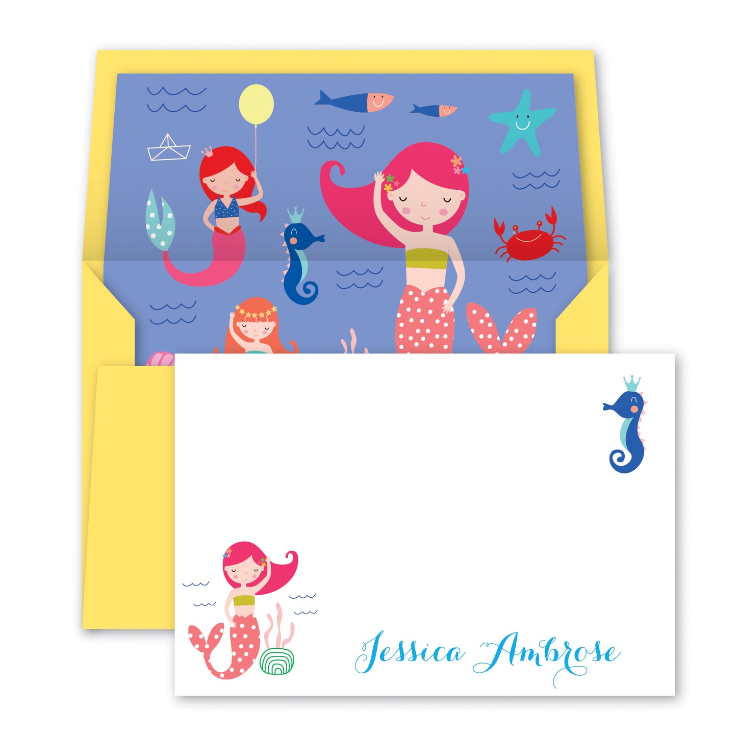 Mermaid Notecards