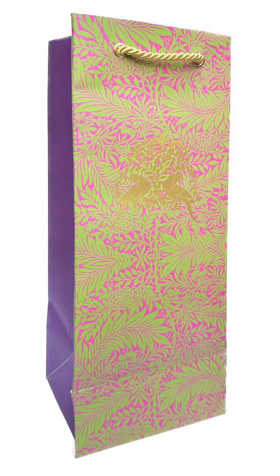 Parakeet Purple Wine Bag