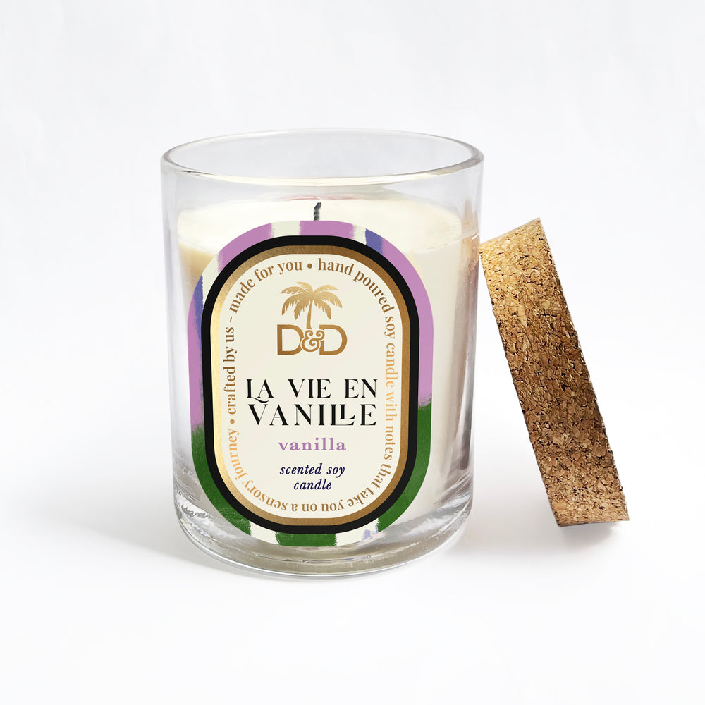 Dots & Doodle Premium Soy wax Candle - Vanilla